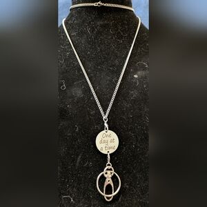 Silver Inspirational Necklace